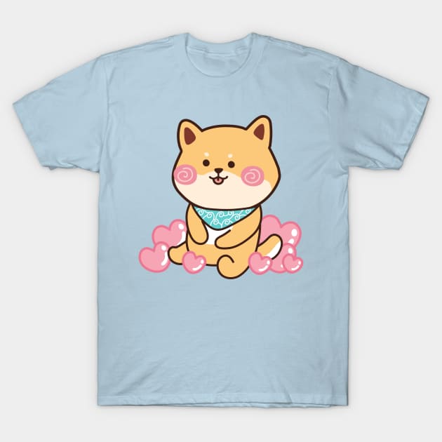 Cute shiba inu akita inu shibainu akitainu T-Shirt by crocozen